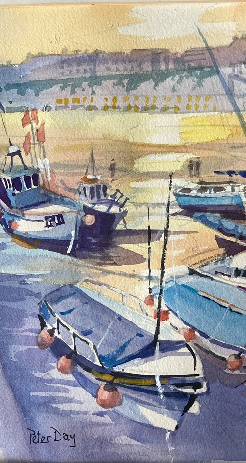 Viking Bay Boats by Peter Day