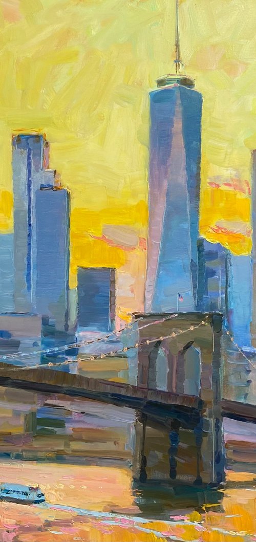 Sunrise in New York by Oleksii Chebotaru