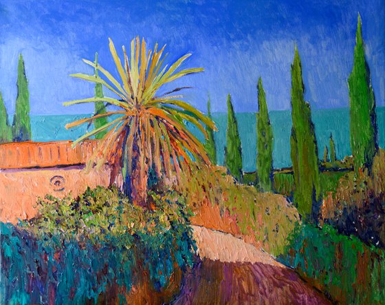 mediterranean landscape, Sunny day