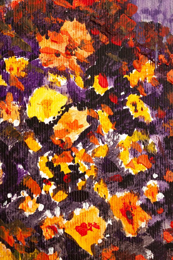 Woman  in flowers