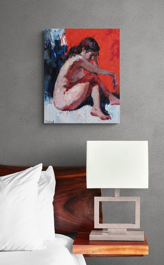 Seated Woman in Stillness