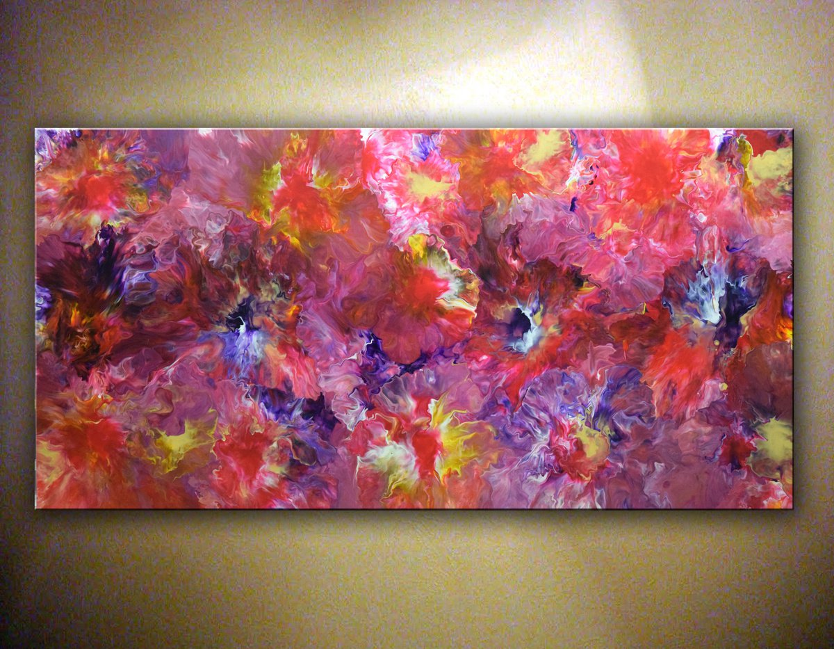 The Power of Love - Extra Large Abstract Painting by Nataliya Stupak