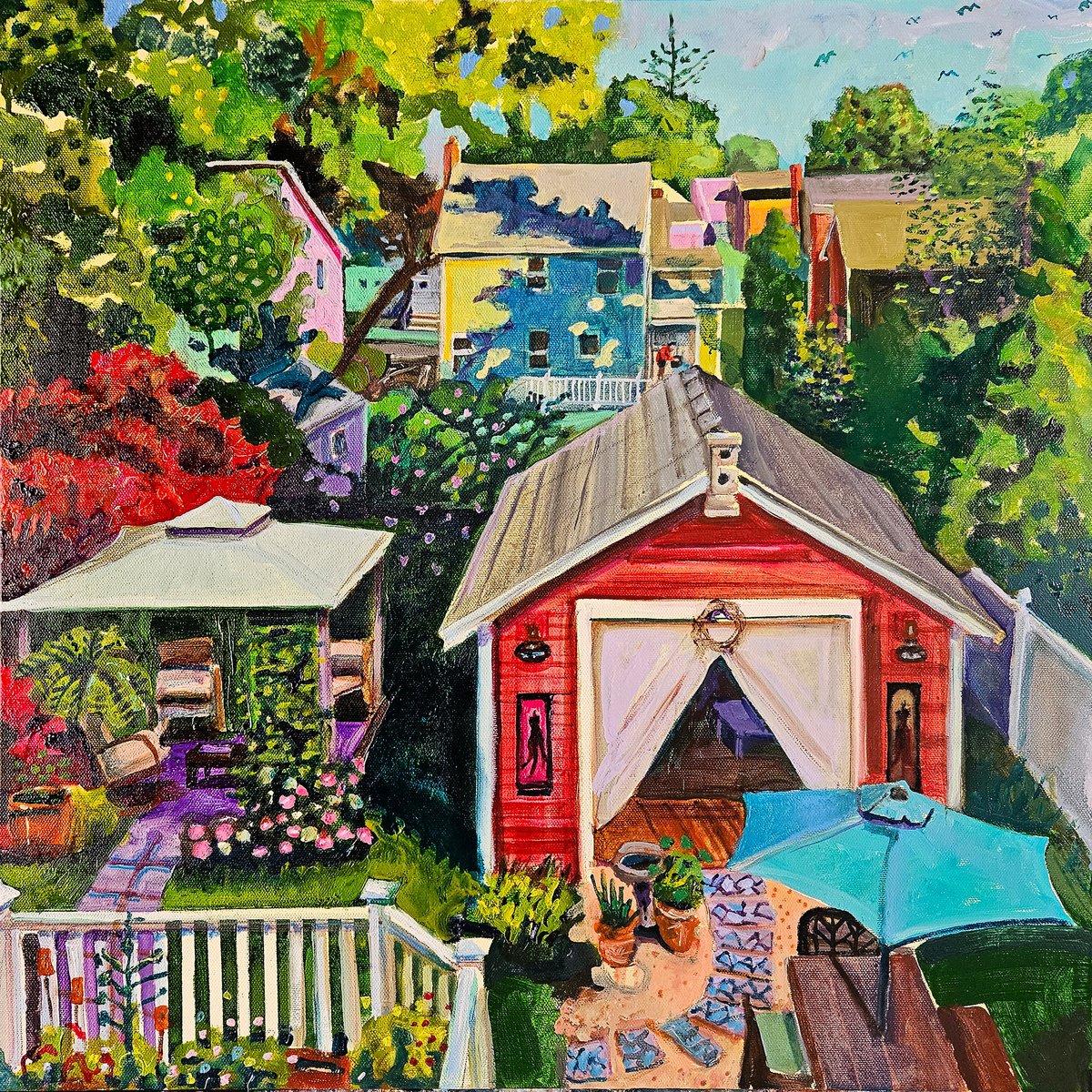 Backyard August 2024 by Shelton Walsmith