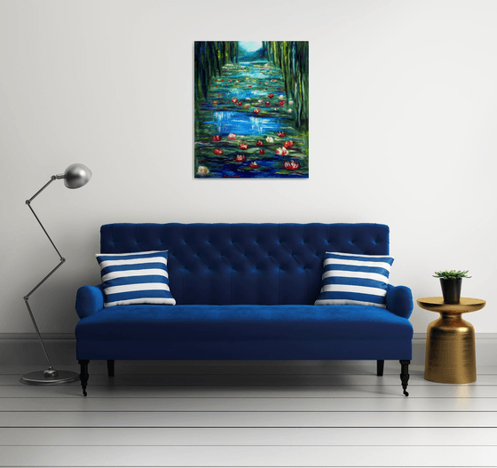 Monet Garden Water Lilies