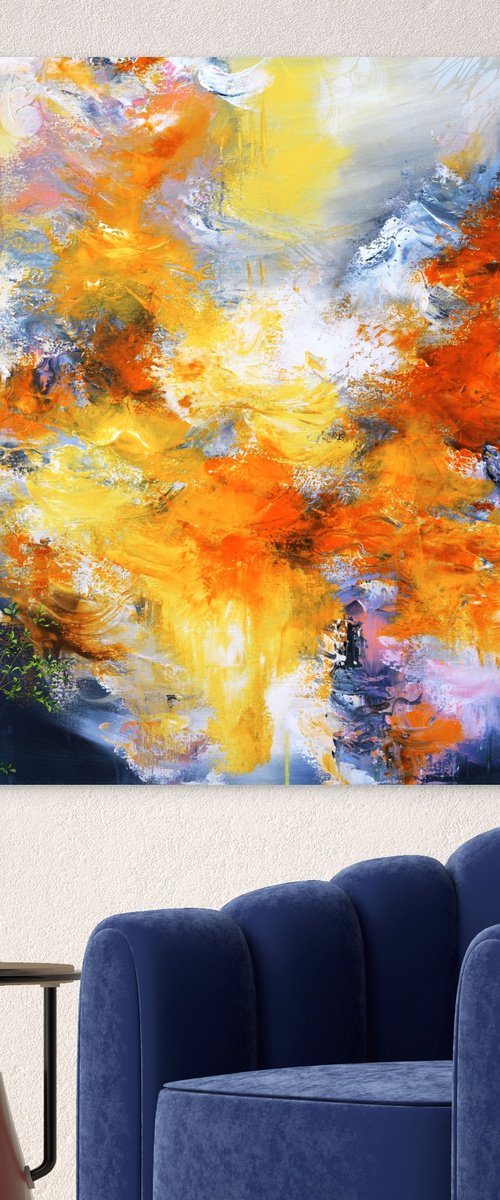 Abstract Serenade of Shadows by Andrada Anghel