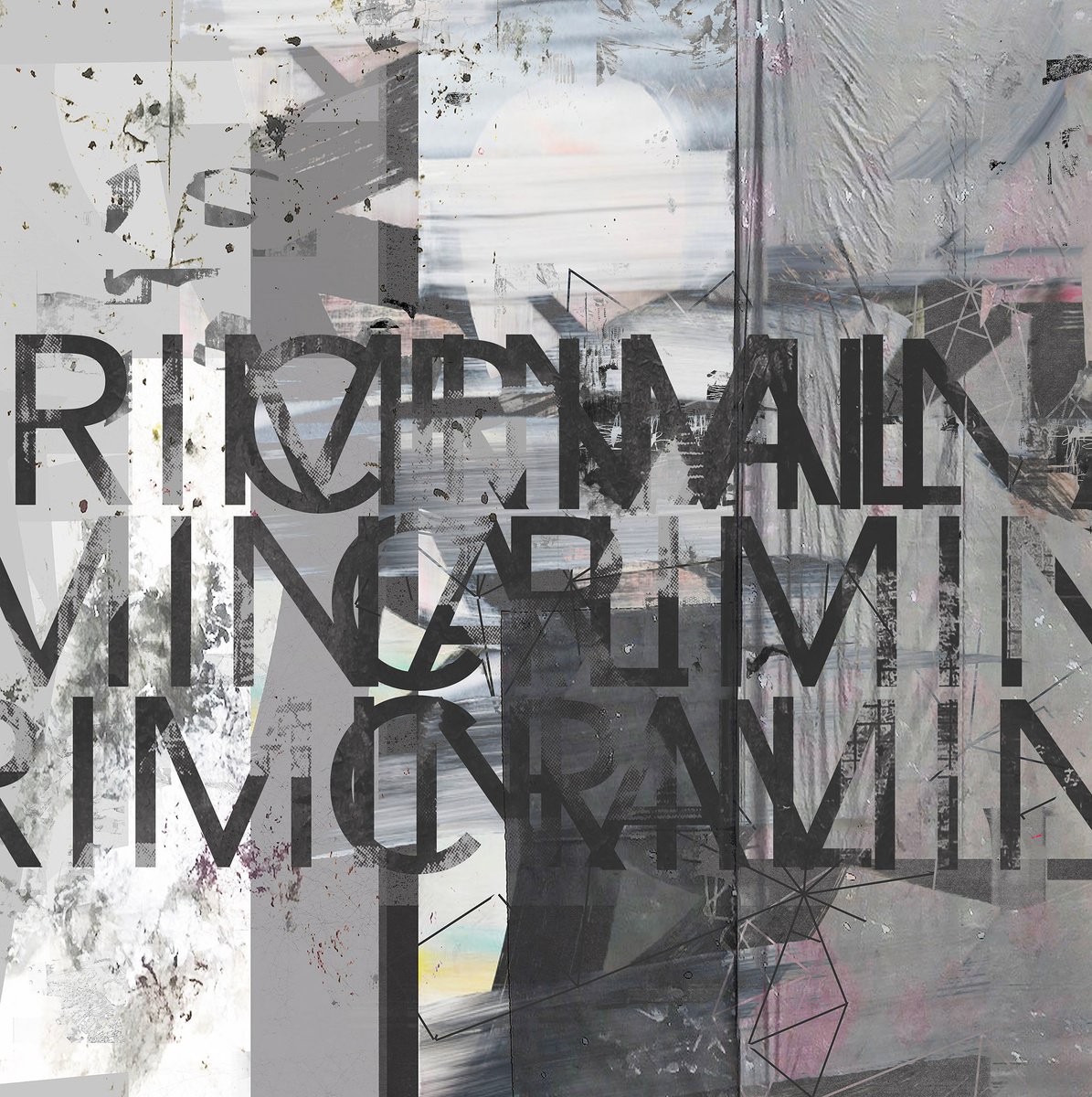 Abstract Print By The Most Active, 17 X 17", Criminal, Original Artwork