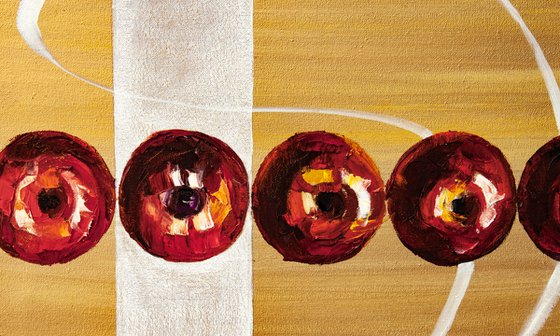 " Red apples " still life