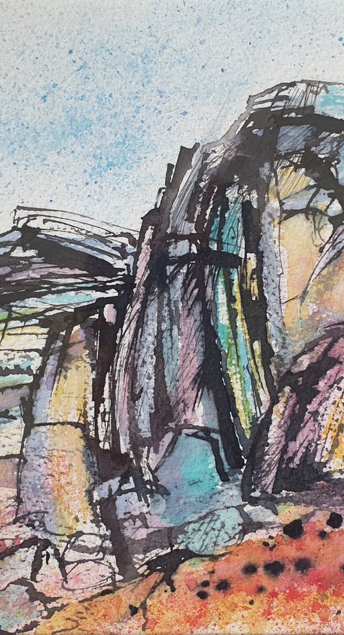 Curbar Edge, Peak District by Jean  Luce