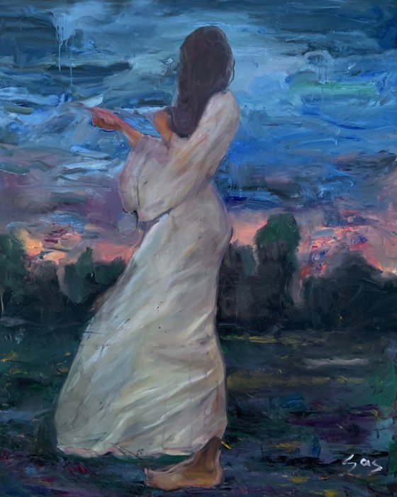 She Weaves Her Hair Into Clouds