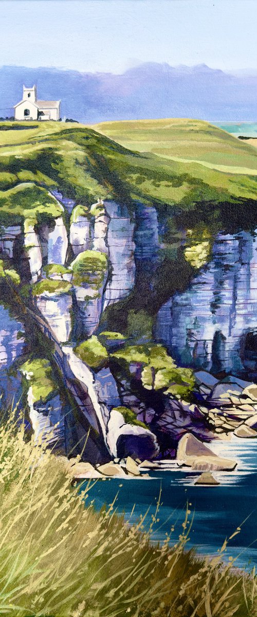 The Old Church Ballintoy by Joseph Lynch