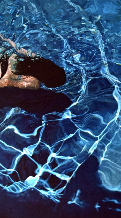 Underwater Painting - Solace IV by Abi Whitlock