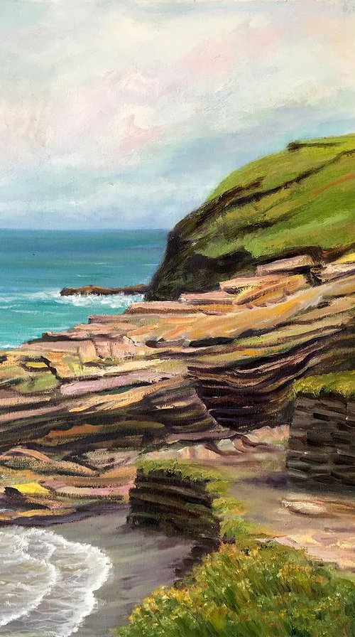 King Arthur Walk, Tintagel by Ashley Baldwin-Smith