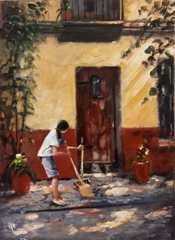 The old door
