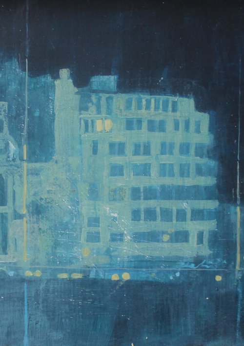 Eastbourne Promenade at Night by Julian Sutherland-Beatson