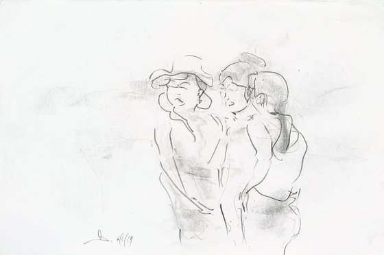 3 tourists  , untitled