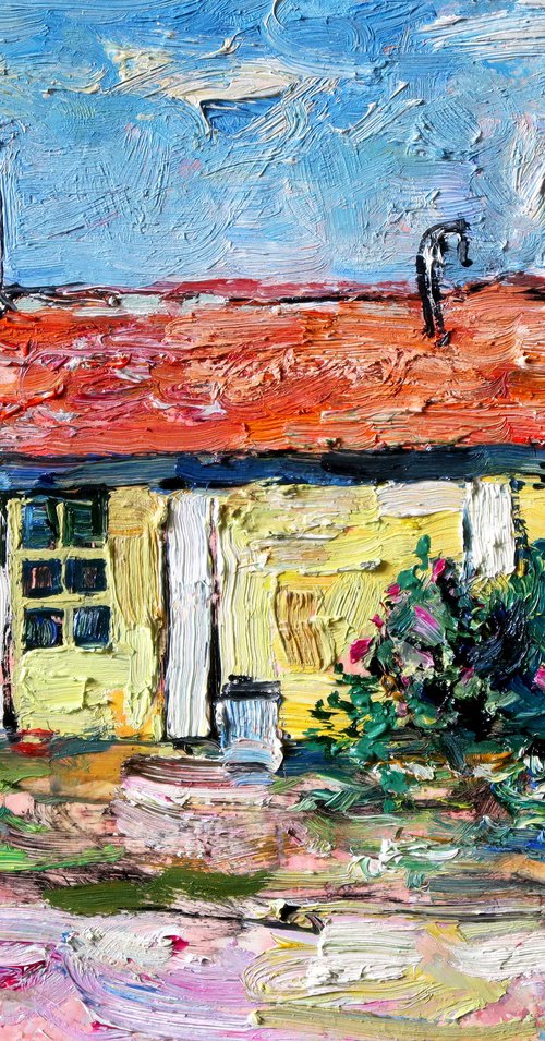 La Tramblad. The Fisherman’s Cottage by Nikifor Swiristuhin