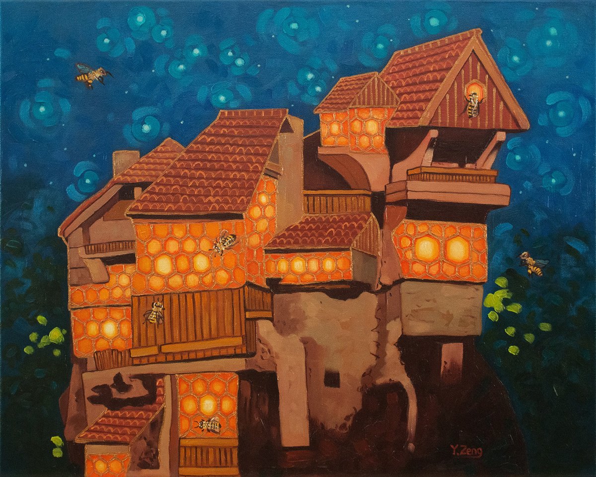 Bee house by Yue Zeng