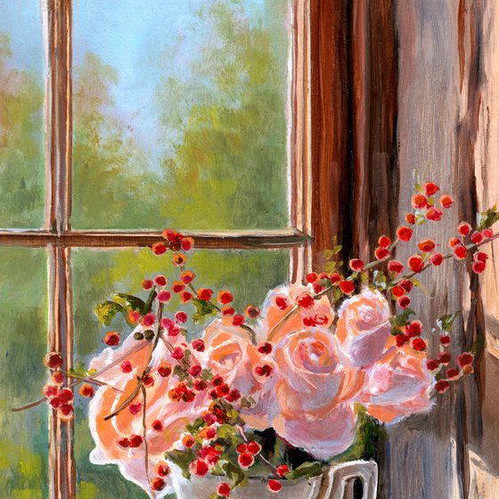 'Roses in the window'