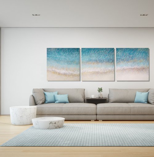 Fish nº99 /extra large painting by Malgorzata Krakowiak