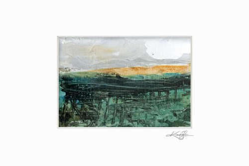 Mystical Land 314 - Small Landscape painting by Kathy Morton Stanion by Kathy Morton Stanion
