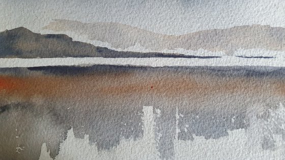 Castle , Loch and Sky