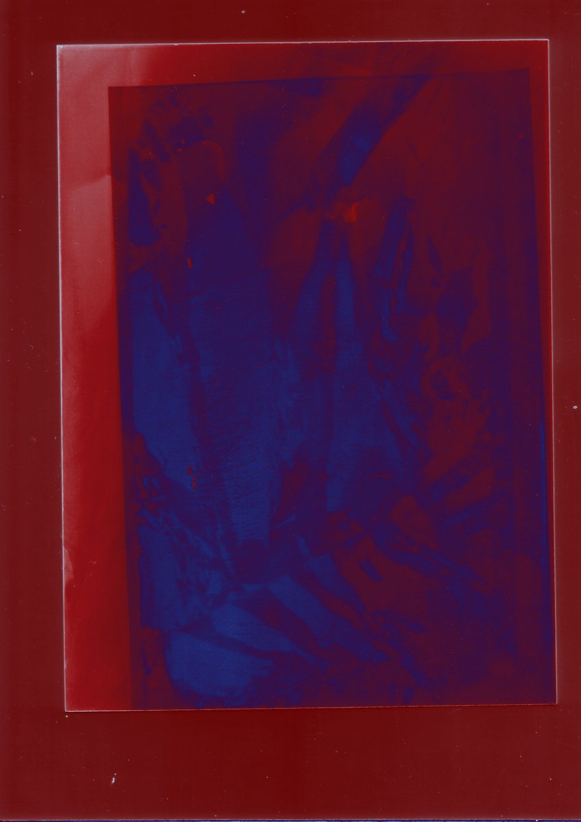 Abstract Photograph By Mattia Paoli, 20 X 28", Electric Blue No.1, Original Artwork