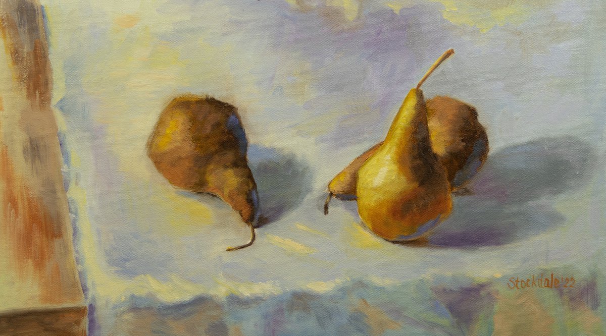 Three Pears by Maria Stockdale