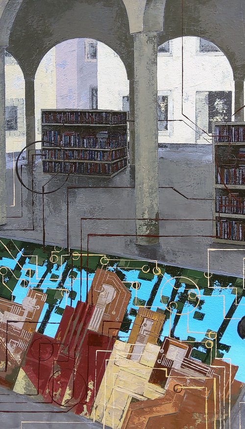Construction of a Mate from Painter’s Perspective #3 (Florence) by Rebecca J. White