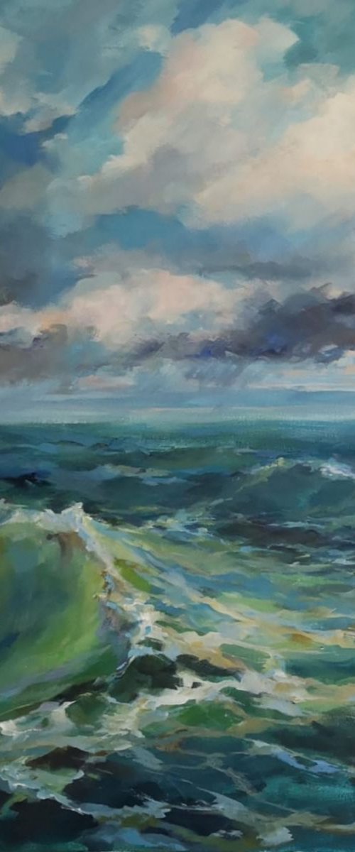 Ocean (30x30") by Alexander Koltakov