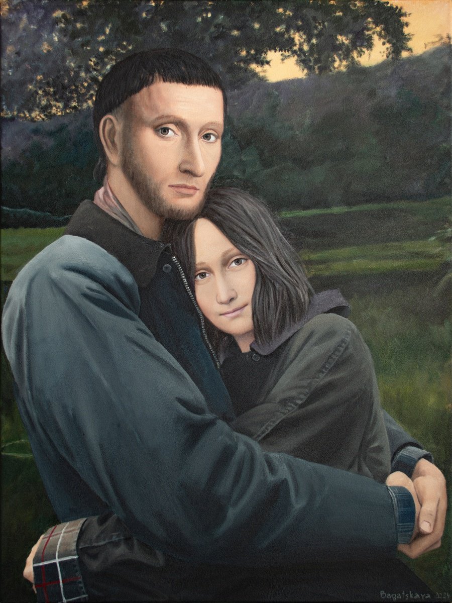 Contemporary portrait Together by Nataliya Bagatskaya