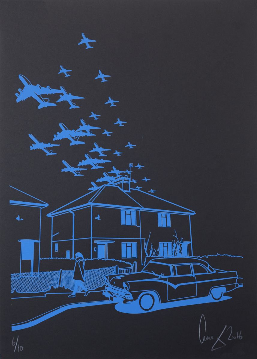 Flightpath black by Gerry Buxton