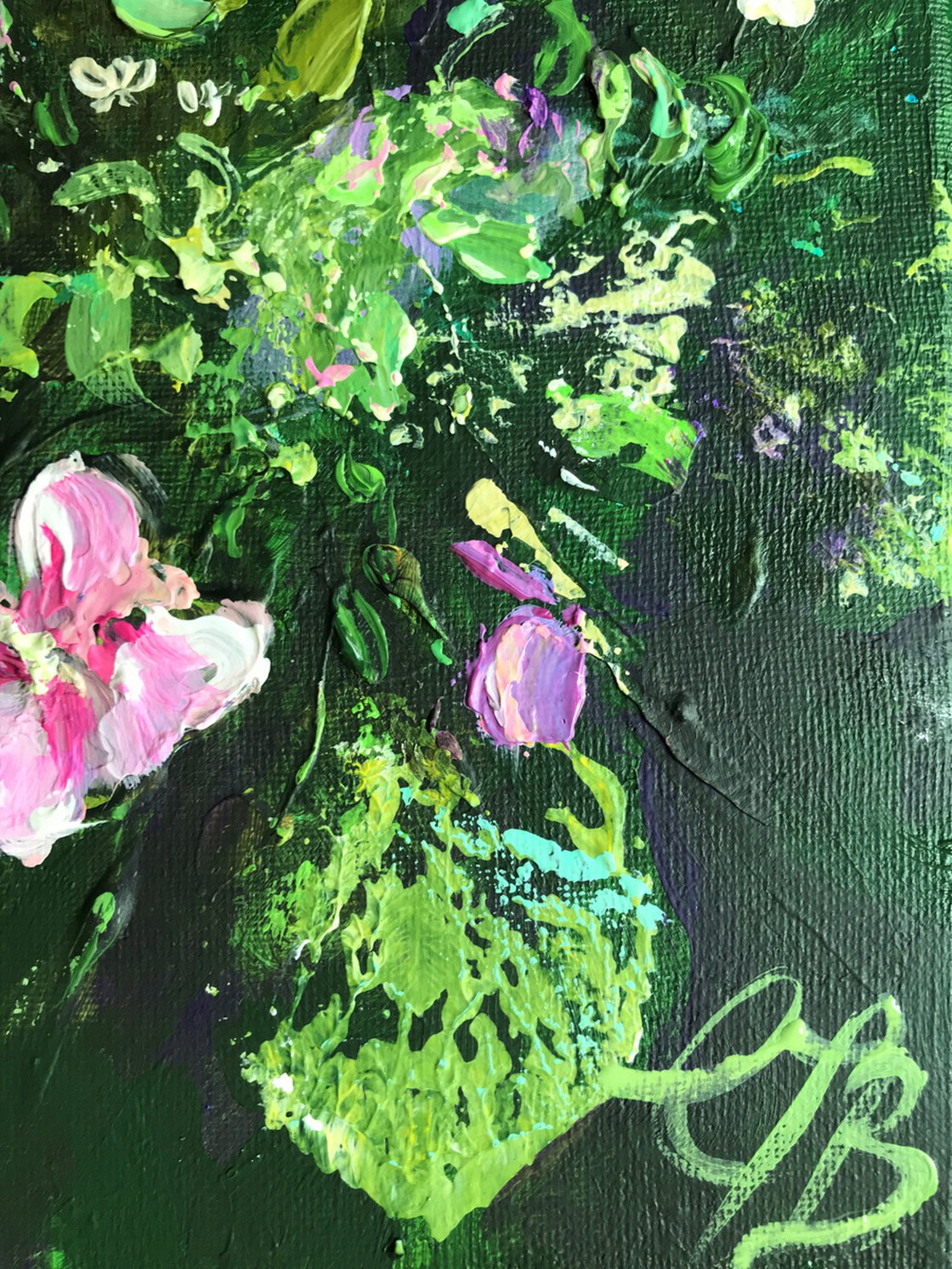 A Secret Garden Painting by Colette Baumback