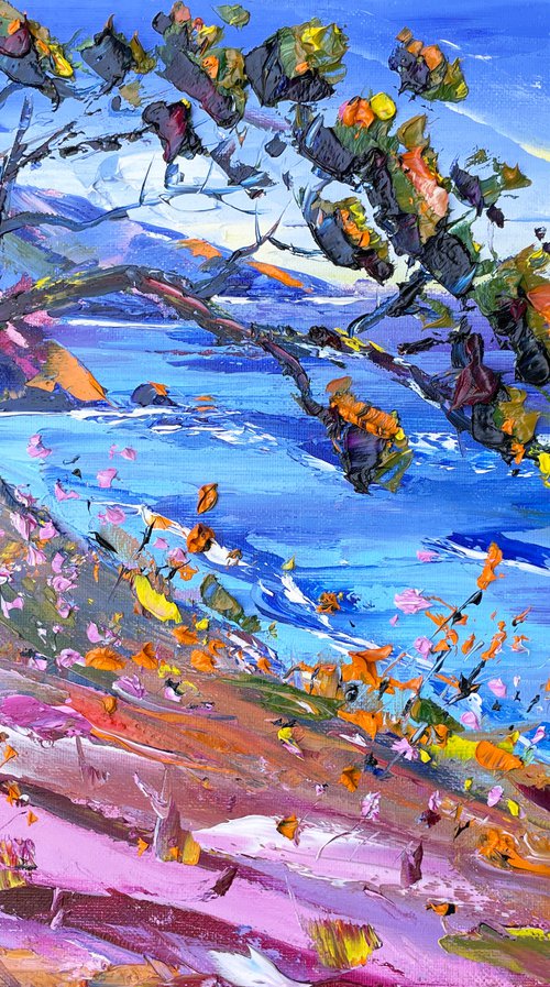 A Cypress In Big Sur by Lisa Elley