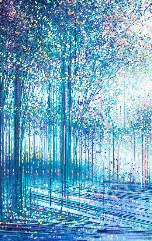 Trees In Summer Light by Marc Todd