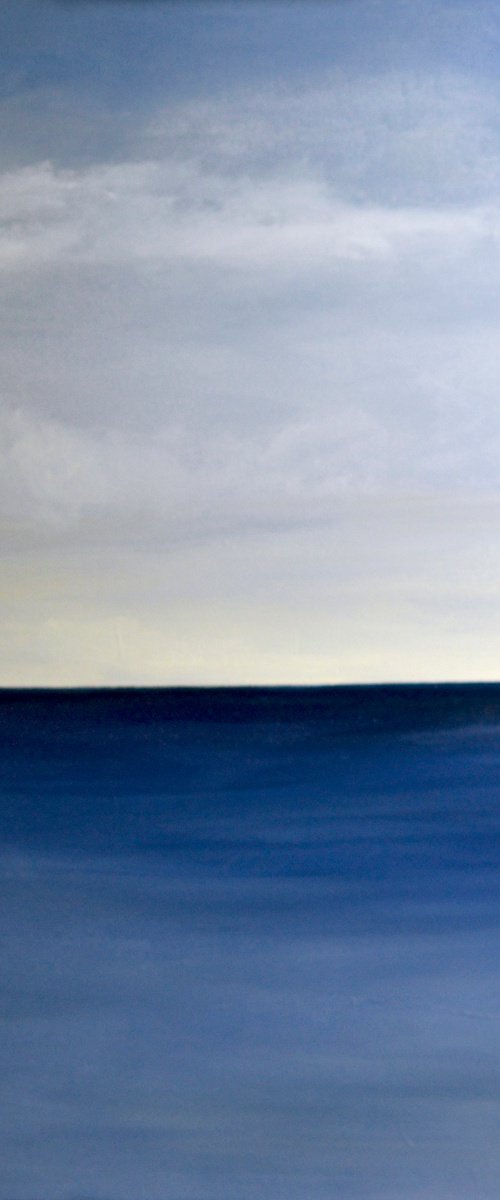 Calm landscape in blue by Cristian Valentich