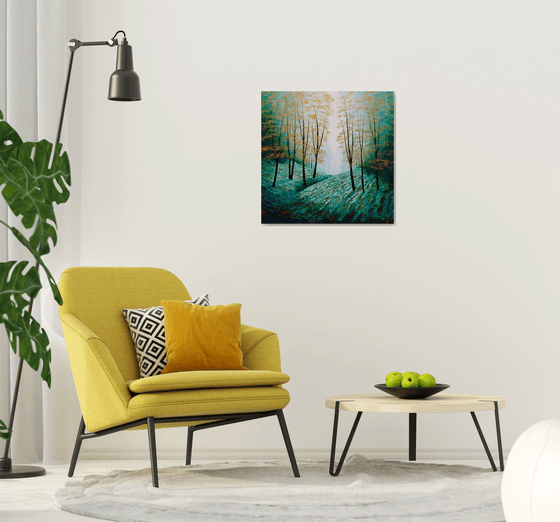 Edge of Stillness Forest Light