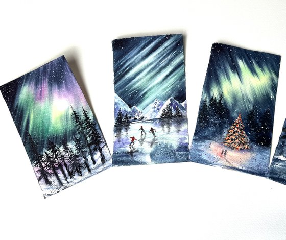 Christmas Post card New Year