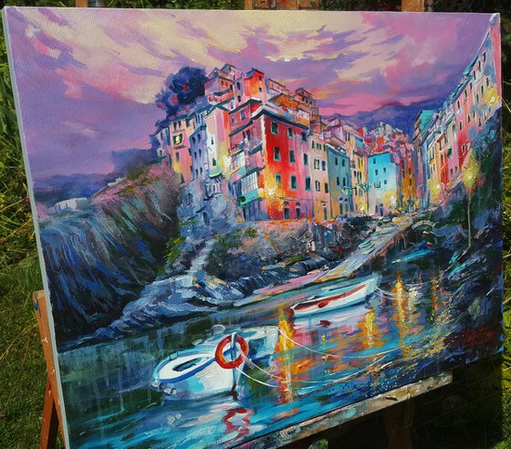 Magical evening in Riomaggiore, Cinque Terre