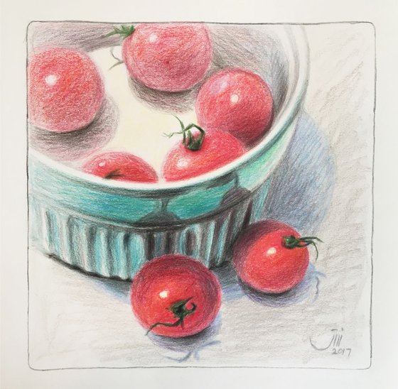 No.70,Composition with some mini tomatoes