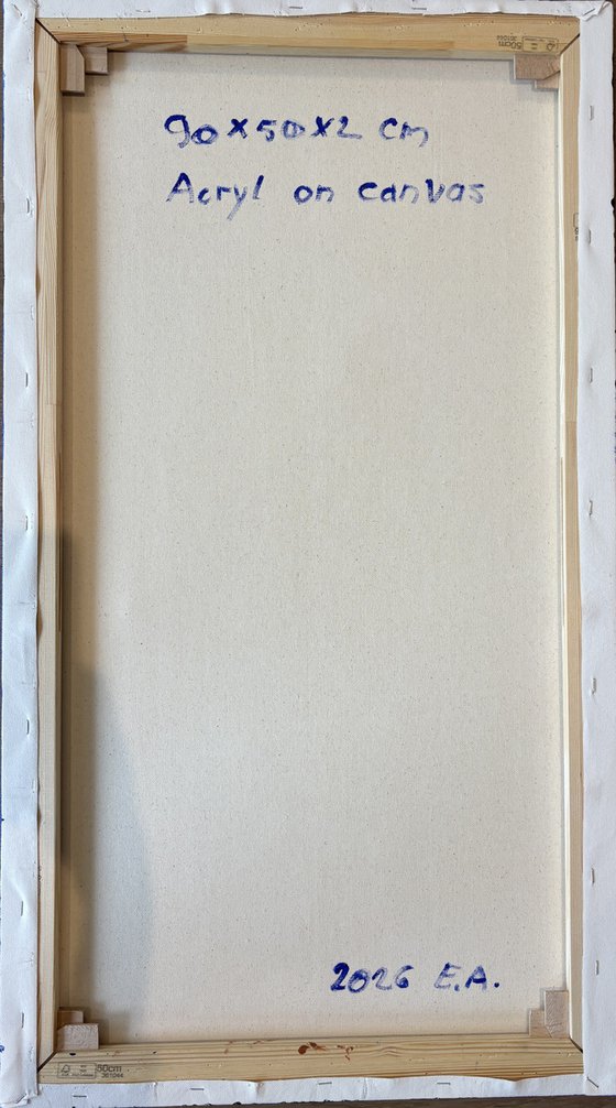 Echoes of Fire 50x90х2 cm