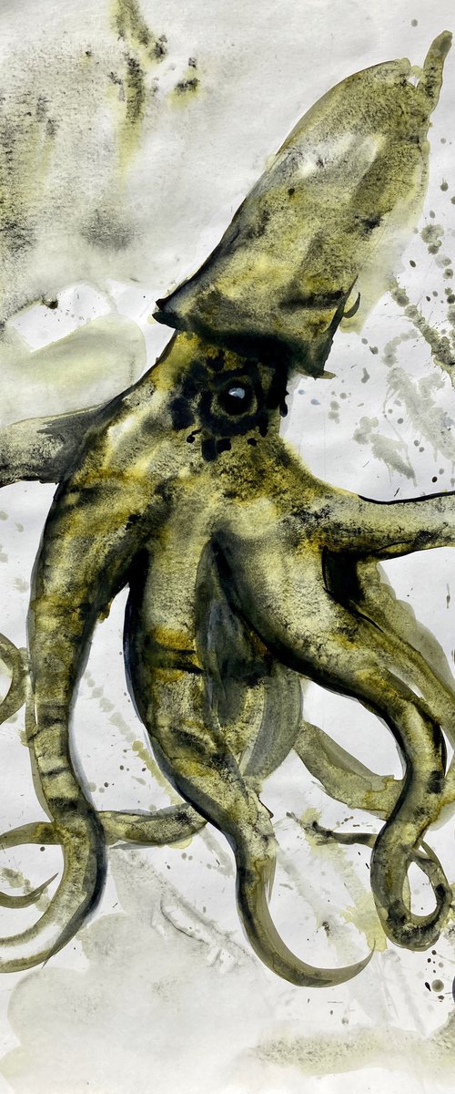 Squid by Valeria Golovenkina