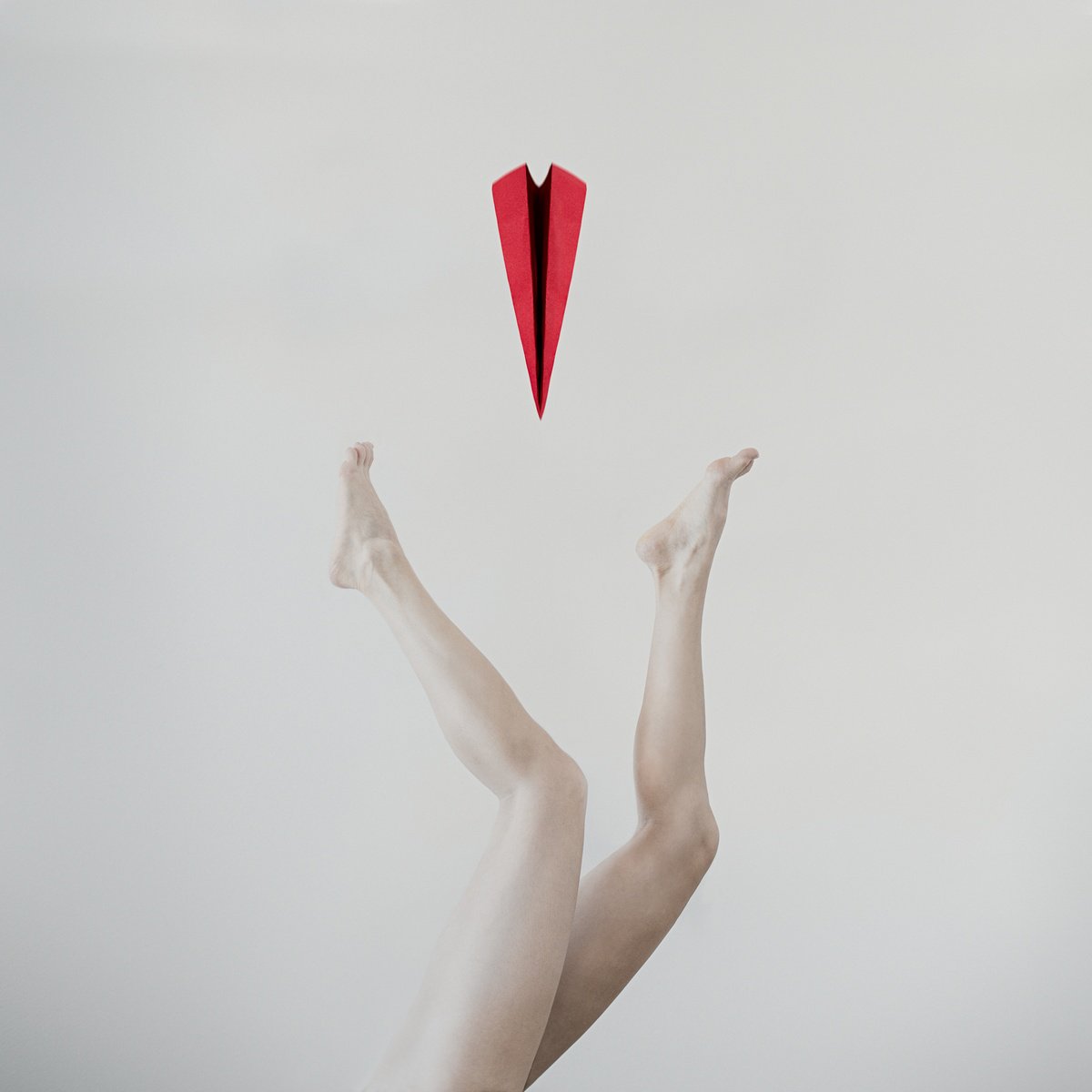 Surrealistic Abstract Photograph By Dasha Pears, 28 X 28, Love Is The Answer, Original Artwork