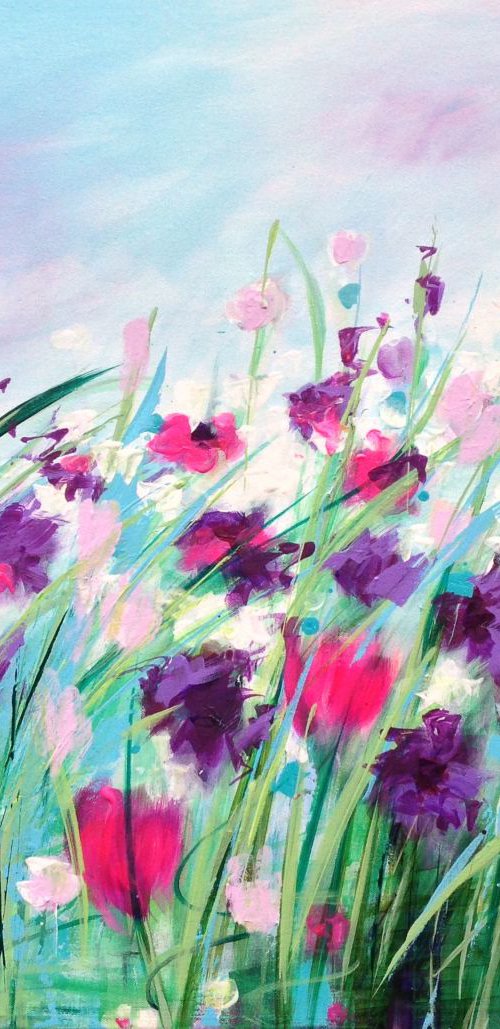 Windswept Blooms by Michelle Carolan