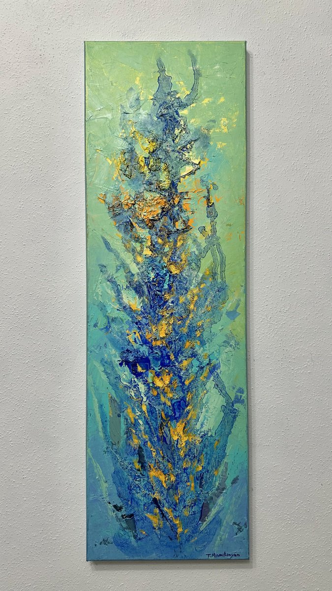 Echoes Of First Light 25X80Cm By Tigran Mamikonyan, 10 X 31, Artwork For Sale On Artfinder