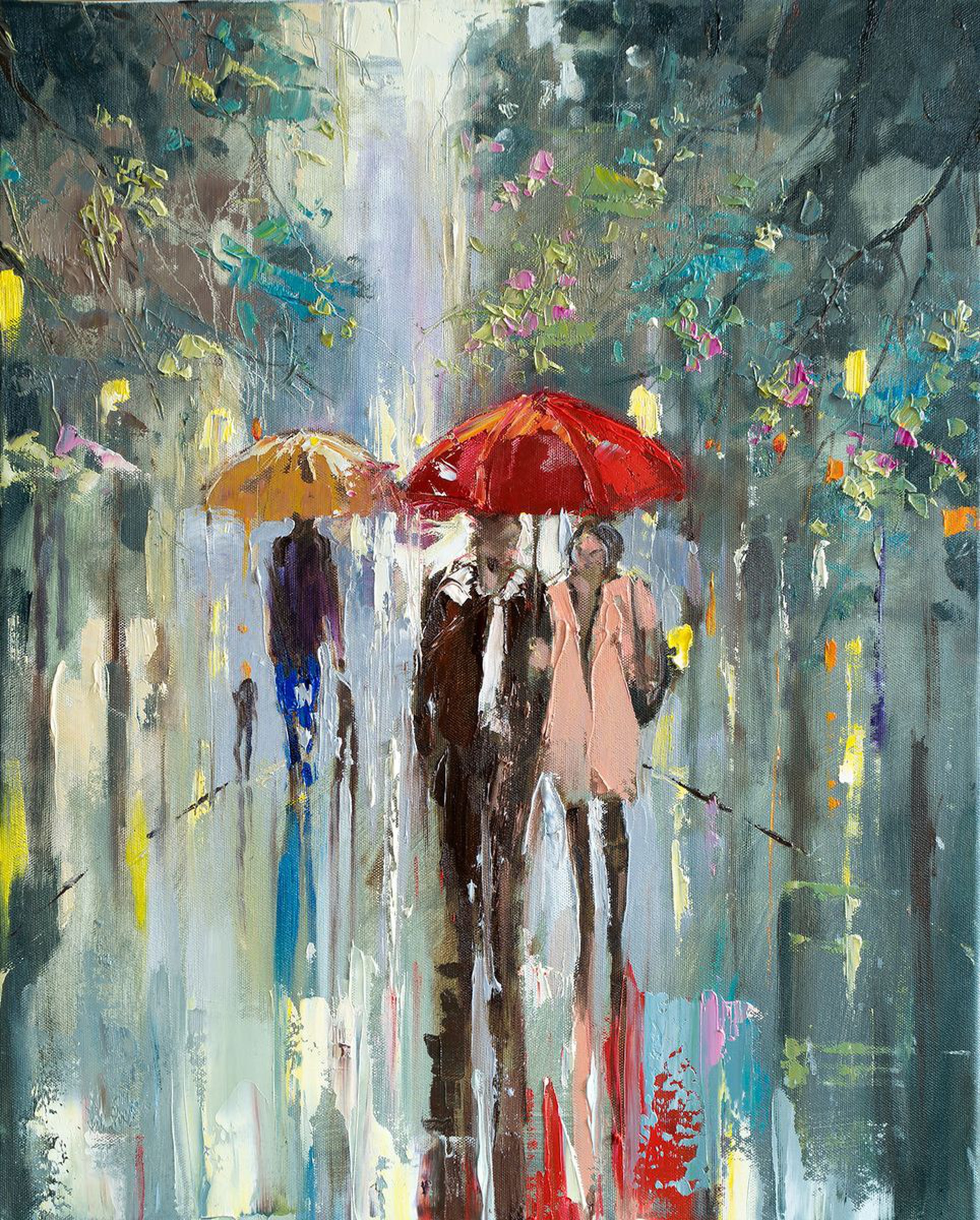 A Stroll In The Park By Ewa Czarniecka Artfinder