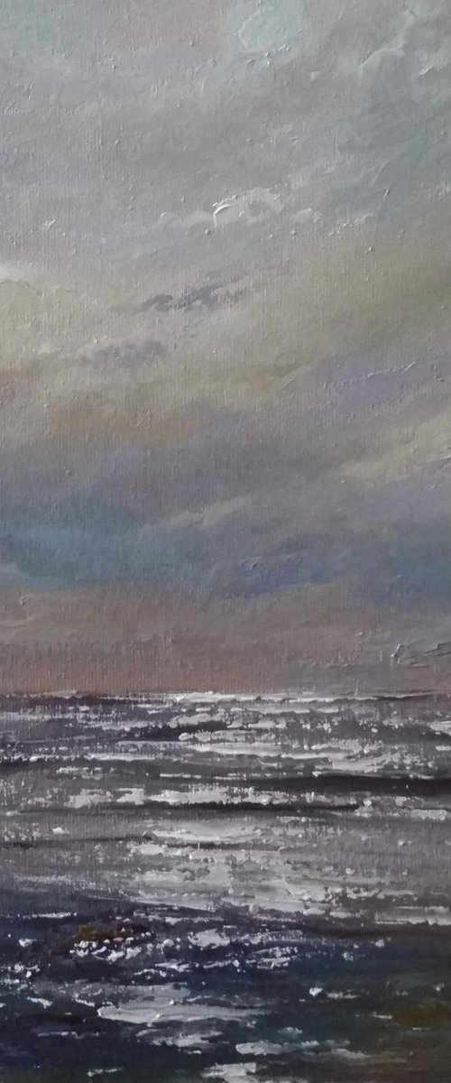 Clouds over the sea . by Andrej  Ostapchuk