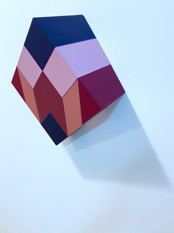 Violet Spectrum, part of an installation: dear white cube