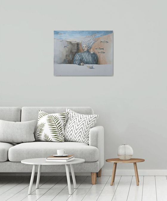 Between two walls