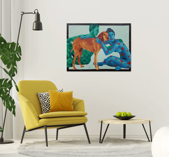 Couple and Dog 2