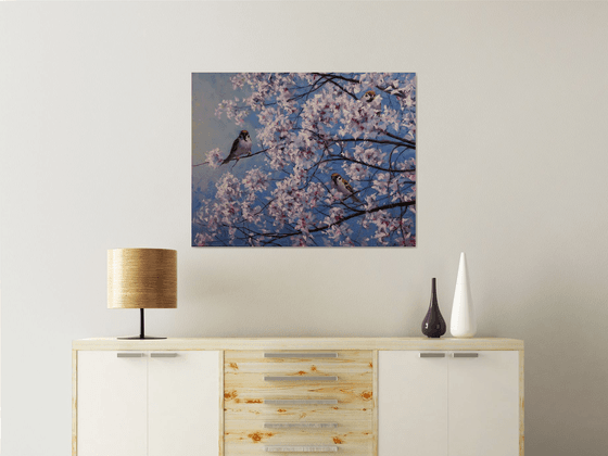 "Three Among the Flowers"